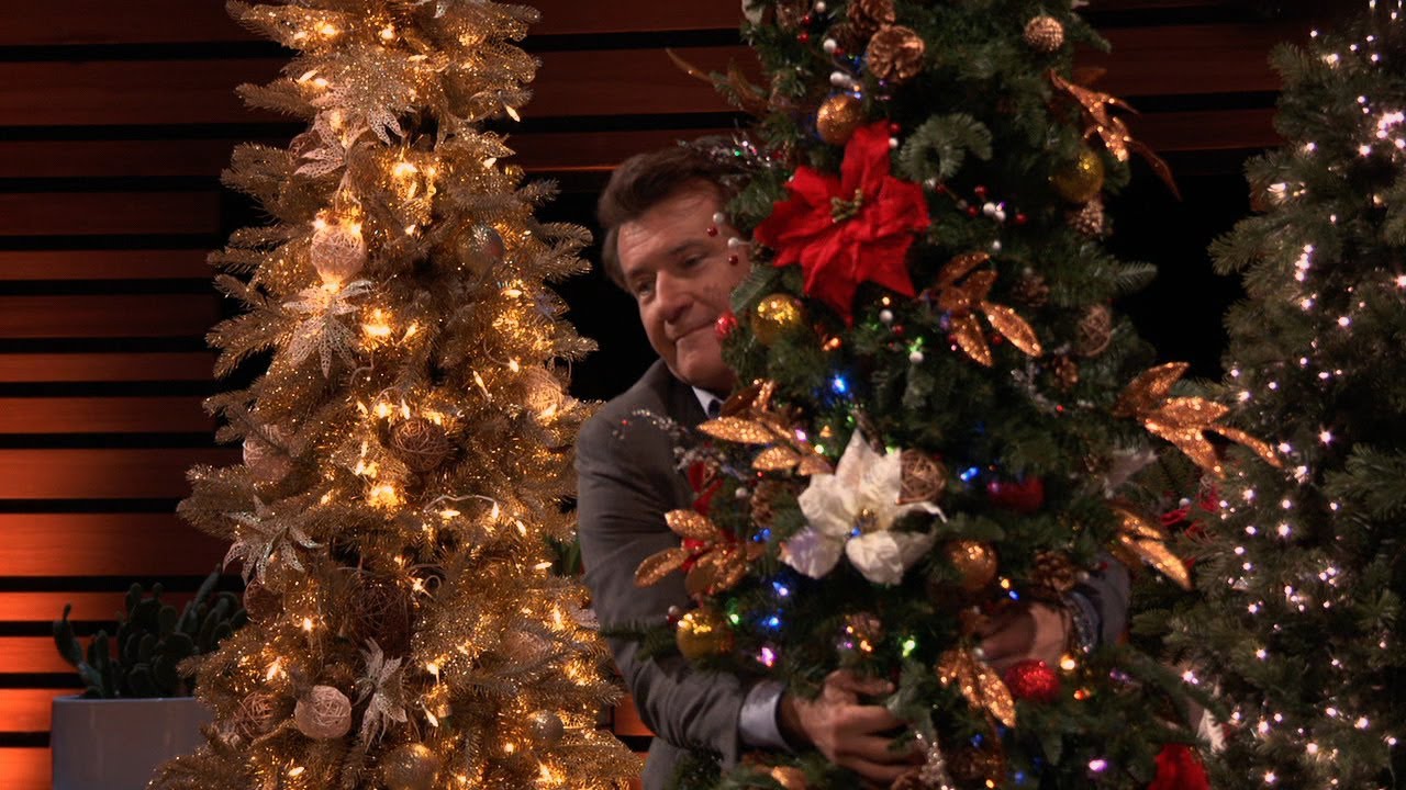 The Christmas Tree Hugger in Shark Tank